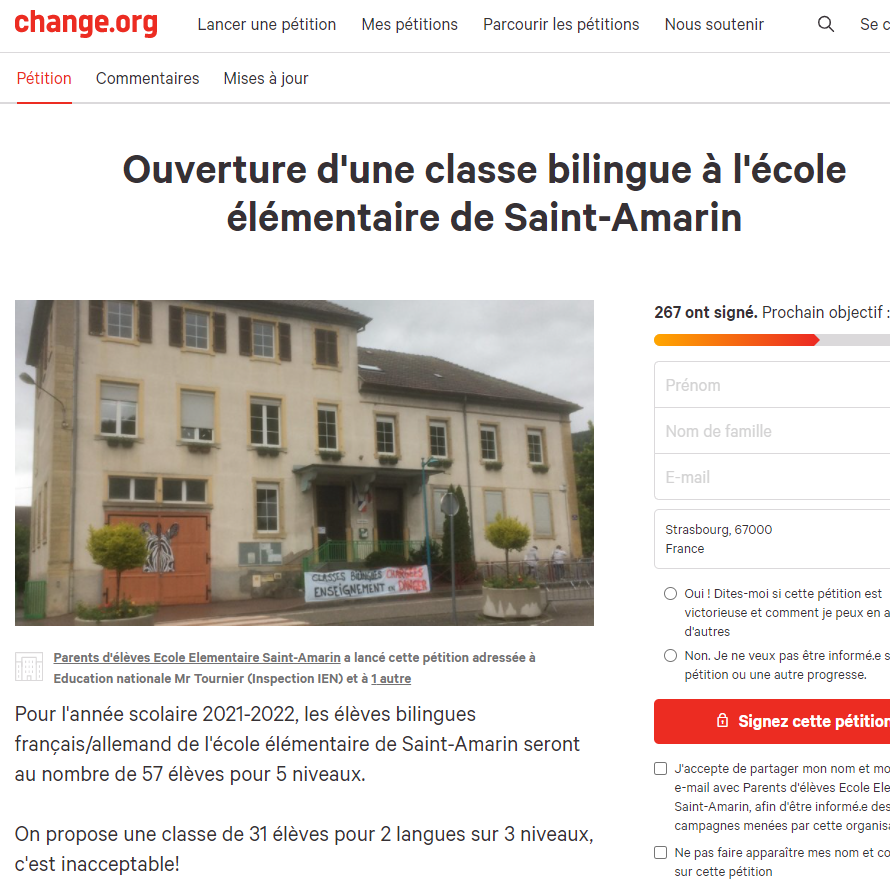 Saint-Amarin : les parents d'élèves inquiets pour la rentrée